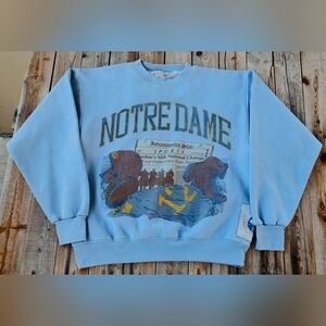 vintage '90s NCAA Notre Dame Fighting Irish sweatshirt  men's size Large